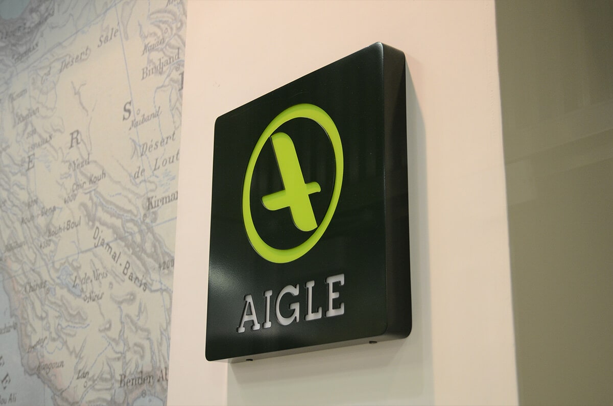 Shop backlit light box signs